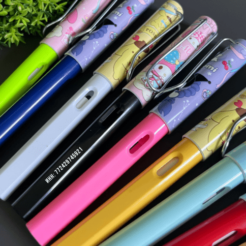 Набор Цветных «Вечных карандашей» 12 шт. с ластиком и наклейками «Куроми - Kuromi My Melody»  фото 4
